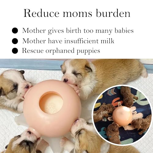 Doggiema Puppy Milk Feeder Nipple Puppy Bottle Puppy's Feeder 300ml - size: M size (Small Dog)