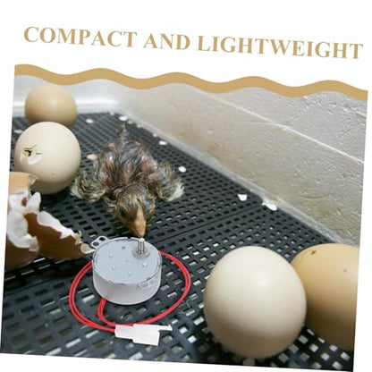 Egg Turner Motor Replacement Part for Incubator Automatic Operation Easy Installation Energy Efficient Accessory for Egg Hatching Equipment