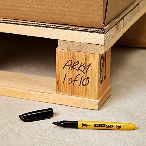 Avery Marks A Lot UltraDuty Permanent Markers, Bullet Tip, Water Resistant, 1 Black Industrial Marker (29843) - size: 1 Count (Pack of 1)