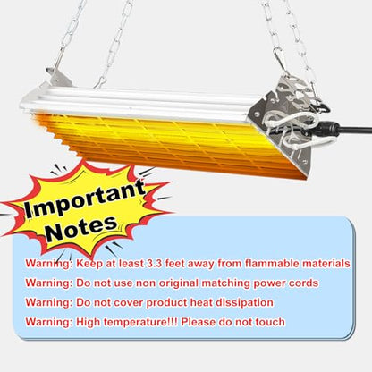 Energy Saving 600W Coop Heater with 2-Mode Switch, Adjustable Winter Warmth for 15 Sq Ft Chicken Coops, Safe & Thermostat Controlled Alternative - style: 2-speed switch