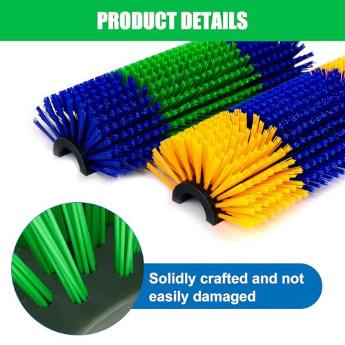Livestock Scratching Brush, 2-Pack for Horse Grooming, Help Soothe Itching on the Back of Livestock Cattle Scratcher for Goat, Cow, Sheep, Pig and Other Animals