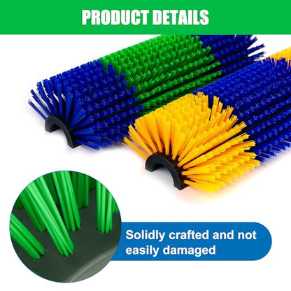 Livestock Scratching Brush, 2-Pack for Horse Grooming, Help Soothe Itching on the Back of Livestock Cattle Scratcher for Goat, Cow, Sheep, Pig and Other Animals
