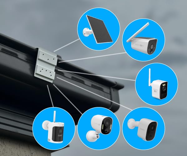 Swann Gutter/Fence Mount for MaxRanger Solar & Minicam, AllSecure, Xtreem4K, Evo 2K Cameras & SOLAR4/5 Pan