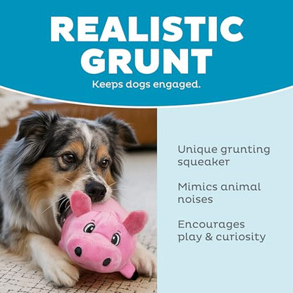 Outward Hound Fattiez Pig Plush Squeaky Dog Toy, Small - size: 6.75x5x3.5 Inch (Pack of 1), style: Pig