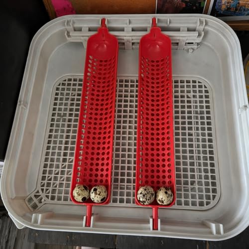 Egg Basket for Maticoopx 30 & Kufika 24 Incubator, 3D Printed Hatching Basket Replacement, Durable Egg Holder Tray for Chicken, Quail & Poultry Incubation (Red, Small) - color: Red, size: small