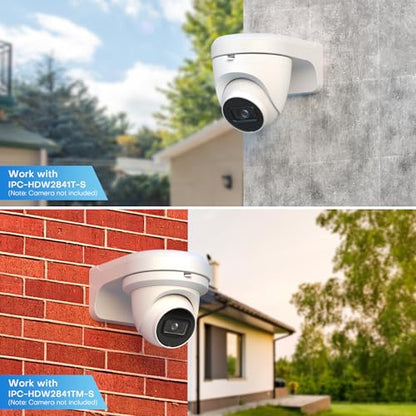 VALUCAM203W Waterproof Aluminum Wall Mount Bracket for Dome Turret Camera Turret Camera VC-EDI04EG1-IA IPC-HDBW2441E-S IPC-HDBW2841R-ZS IPC-HDBW2449E-S-IL IPC-HDW2841TM-S IPC-HDW2841T-S IPC-EB5541-AS