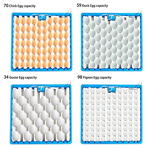 Automatic Multifunction Incubator Egg Tray With 110V Motor Turning Hatcher for Chickens/Ducks/Birds/Poultry (11 tubes) - color: 11 tubes