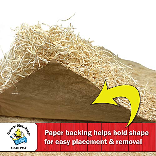 Cackle Hatchery Laying Hen Nest Box Pads Made in USA from Sustainable Aspen Exceslior - 13x13 Nesting Box Liners (24 Pack) - size: 24 Pack