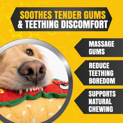 Bite Force - Durable & Strong Dog Toy Wieny Wiggle with Squeaker, Kevlar-Reinforced Seams for Aggressive chewers- red. - color: Regular - Wieny Wiggle