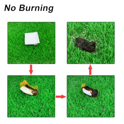 8 Pack 12"x12"x1.2" Chicken Nesting Pads for Laying Eggs, Washable Artificial Grass Carpet Synthetic Turf Mat Nest Box Bedding for Chicken Coop