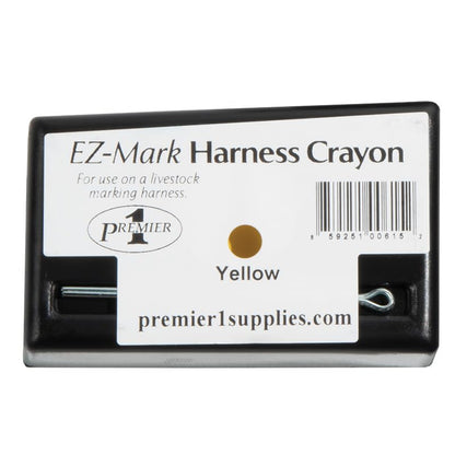 Premier 1 EZ-Mark Harness Crayons for Sheep & Goat Marking Harness (Yellow Crayon) - style: Yellow Crayon