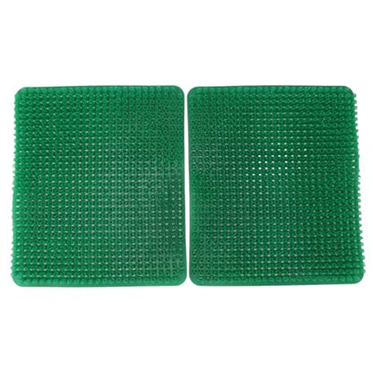 Aramox 6 Pack Washable Chicken Nesting Pads, Breathable Reusable Nesting Box Liners for Laying Hens, with PE Material for Chicken Coop Poultry Boxes (Green) - color: Green