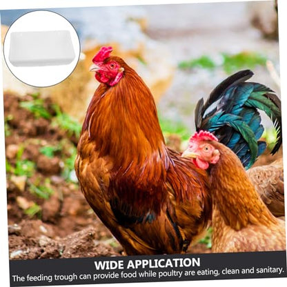 Automatic Poultry Feeder Container Hanging Chicken Feeding Trough for Coop Design for Chickens and Livestock