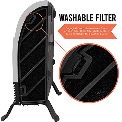Heat Storm Phoenix Infrared Space Heater with Attachable Feet, Remote Control, Energy Efficient-750-1500 Watts, White Floor or Wall - HS-1500-PHX - color: White, style: White Attachable feet