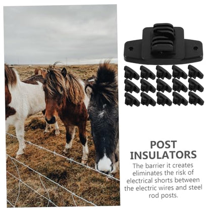 50Pcs Electric Fence Insulators Material for Livestock Prevents Circuits for Farm Use Fencing Accessory for Secure Boundaries
