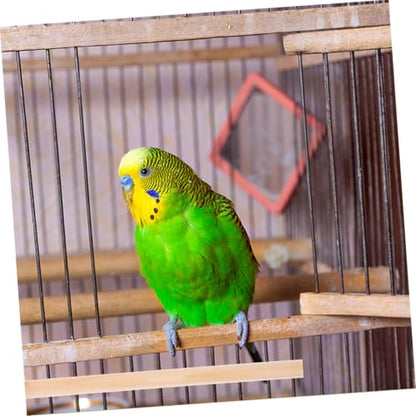 BESPORTBLE Bird Perches for Parrots and Parakeets 4pcs Wooden Bird Cage Perch Stand Accessories Non-Slip Grip for Medium Chickens