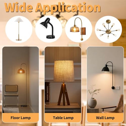 Warm Incandescent Light Bulbs 60 Watt,A19/A60 Vintage Style Edison Bulbs E26,Soft Yellow Light Bulbs,Amber Bulbs,Retro Light Bulb Old Fashioned,Halogen Dimmable Edison Bulb Squirrel Cage 12 Pack - size: 12 Count (Pack of 1)
