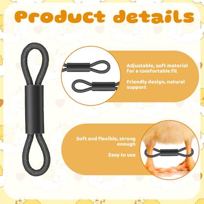 SynHHergyx Baby Chick Leg Bands, 100 Pcs Adjustable Splay Leg Bands for Chicks Poultry Legbands Chicken Hobble Braces for Newborn Spraddle Leg of Chick Quails Ducks Bird of 1 to 3 Days Newly Hatched