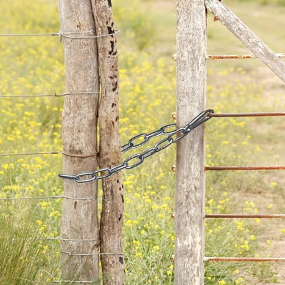Gate Chain Lock,Gate Latch Chaining Lock for Livestock Horse Goat Cows Stall,Outdoor Fence Gate,Yard, Barn - size: 20INCH 1PCS