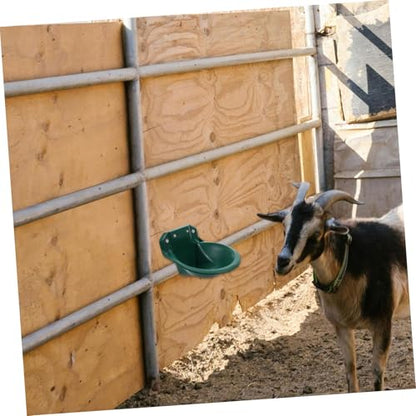 Plastic Sheep Water Bowl Livestock Drinking Feeder for Cattle Goats Sheep Easy to Clean Sturdy Design for Farm Use Automatic Water Dispenser Float Valve