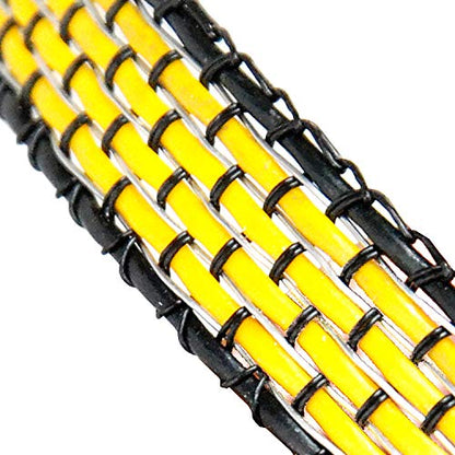 Zareba HDT656YH-Z Heavy-Duty Sure Shock Electric Fence Tape,Weather-Resistant UV Protected PVC Coating &Lock-Stitched Edges Polytype,20X Shocking Power,2XStrength,656 Feetx1/2 Inch,Yellow (Pack of 2) - size: 1/2 inch (Pack of 2)