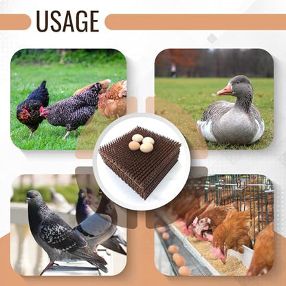 Hen's Choice™ - NestTurf Chicken Nesting Box Pad | Washable Plastic Nesting Box Liner | Chicken Bedding for Coop (47 5/8" x 96") - size: 47 5/8" x 96" (standard)