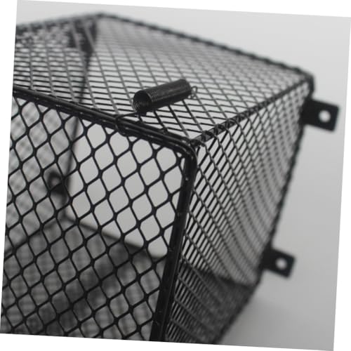 Hemoton Reptile Scald Lamp Shade PET Heating Lamp Guard for Reptiles and Poultry Sturdy Black Design Suitable for Terrariums