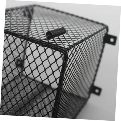 Hemoton Reptile Scald Lamp Shade PET Heating Lamp Guard for Reptiles and Poultry Sturdy Black Design Suitable for Terrariums