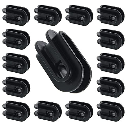 Used for Comer or end Post Electric Fence Insulator of Electric Fence Wire (24 Pack), Black