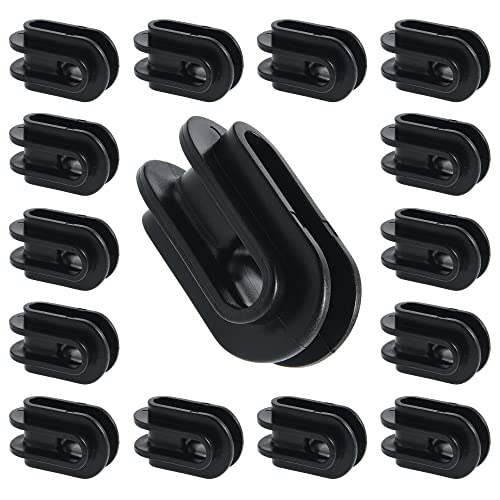 Used for Comer or end Post Electric Fence Insulator of Electric Fence Wire (24 Pack), Black