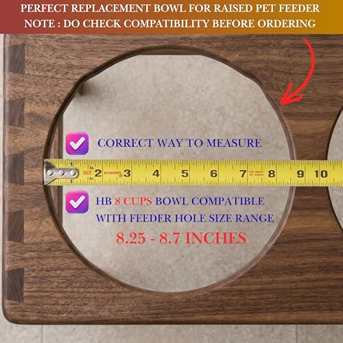 2-Pack Stainless Steel Dog Bowls 8 Cups (1.9L), Durable Metal Pet Food & Water Dish for Medium to Large Dogs – Rust-Resistant - color: Double Pack, size: 8 cup (Standard)