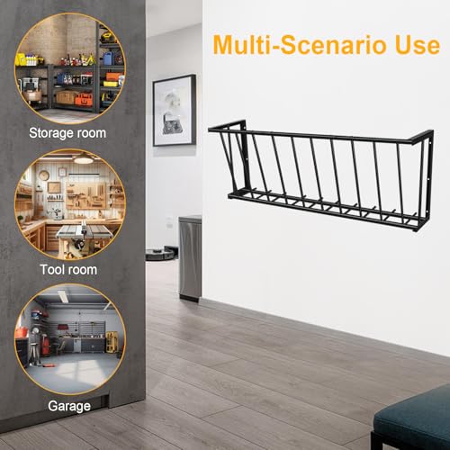 40'' Metal Wall Mount Hay Feeder, 25 Gallon Livestock Feeder for Goats Horses Cattle, Indoor Outdoor Hay Rack Blanket Holder - size: 40 Inch