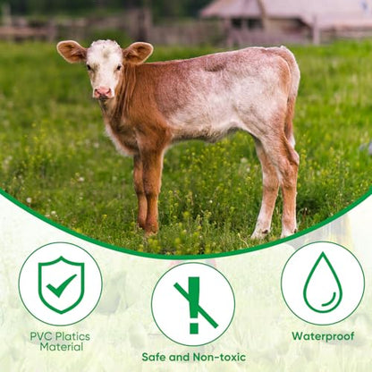 Konohan Cattle Measuring Tape for Height and Weight Multifunctional Cattle Weight Tape Portable PVC Weight Measure for Cows, 8.2 Feet Long - style: Cattle