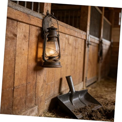 Kisangel Manual Manure Shovel Head for Poultry and Alpaca, Manganese Steel Fowl Waste Scraper Shovel with Efficient Manure Removal and Easy Care for Stables and Poultry Cage Cleaning