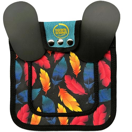 DOWN UNDER OUTDOORS 2 Pack Medium-Large Chicken Saddles with Adjustable Straps, Chicken Apron, Poultry Saver, Pet Supplies, Including Shoulder Covers (Feathers and Flora) - color: Feathers and Flora
