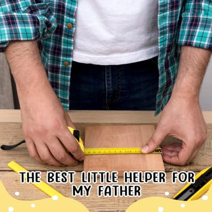 Papa Gifts Fathers Day Christmas Birthday Gifts for Papa Tool Gifts | Woodworker Gifts Carpenter Gifts for Papa No One Measures Up to You Engraved Tape Measure 25 FT - color: Papa