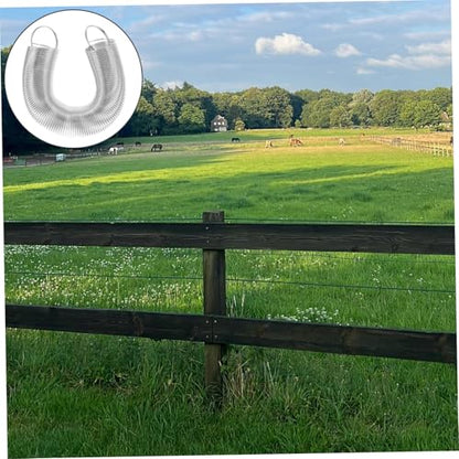 BESPORTBLE Electric Fence Spring Gate Kit Tension Spring for Livestock Fence Durable Stainless Steel Replacement Part for Closure and Easy Installation