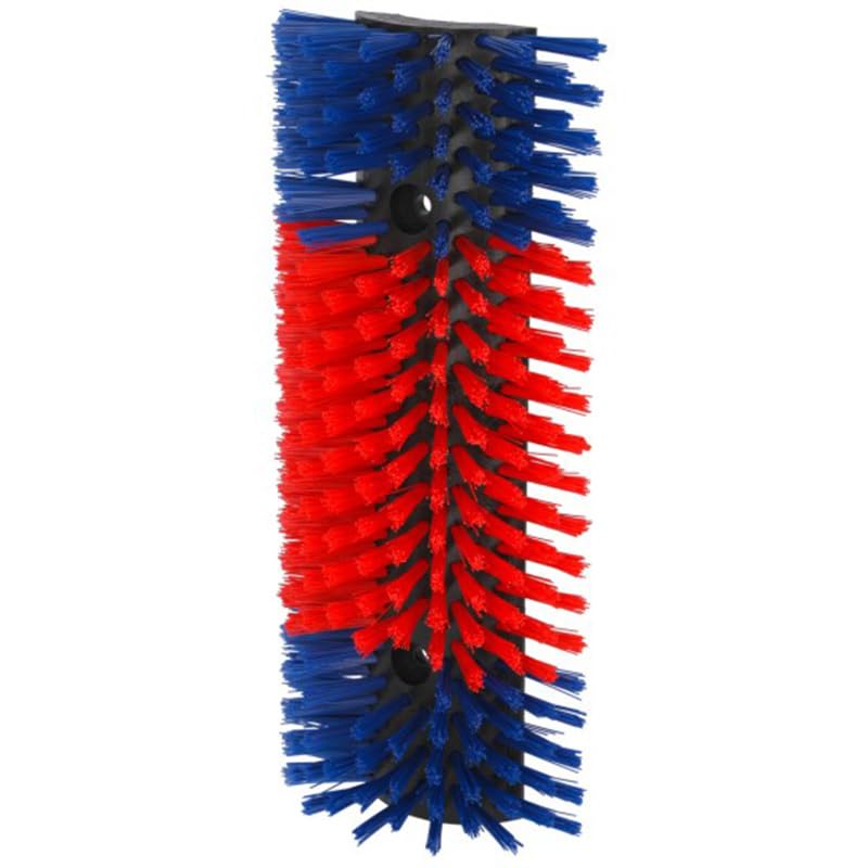 Premier 1 Scratch Brushes for Cattle, Sheep, Goats, Horses & Other Livestock | Durable 2" Stiff Bristles Built to Last | Easily Mounts with Hardware Included (Red/Blue - Large) - style: Red/Blue - Large