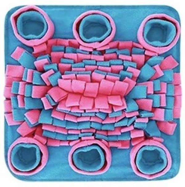 Interactive Dog Snuffle Mat for Mental Stimulation and Enrichment for Dogs Pigs Rabbits Cats and Other Small Animals Encourages Natural Foraging Skills and Stress Relief