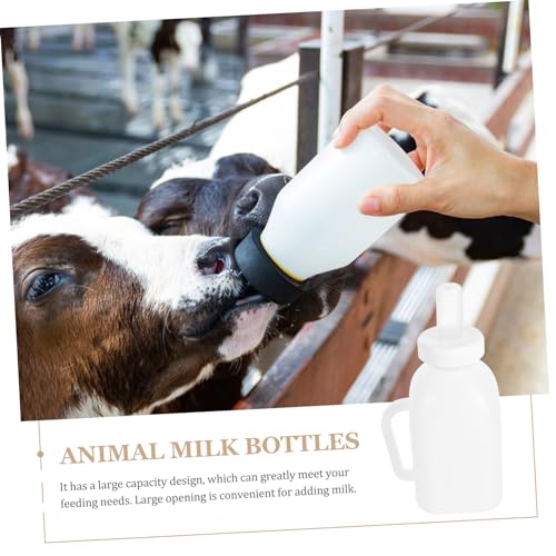 ORFOFE Bottles for Nursing Milk Livestock Milk Bottle Animal Feeding Milk Bottles for Lambs Pet Feeding Container Farm Use