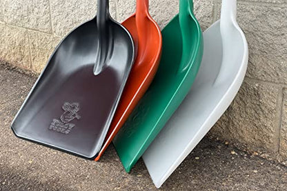 Bully Tools Heavy Duty Snow Shovel - 100% Made in the USA, One-Piece Poly Scoop for Snow, Mulch, Grain Removal, Lightweight, Portable Garden Equipment, Ideal for Driveways & Farming - 42-Inch, Green - color: Green