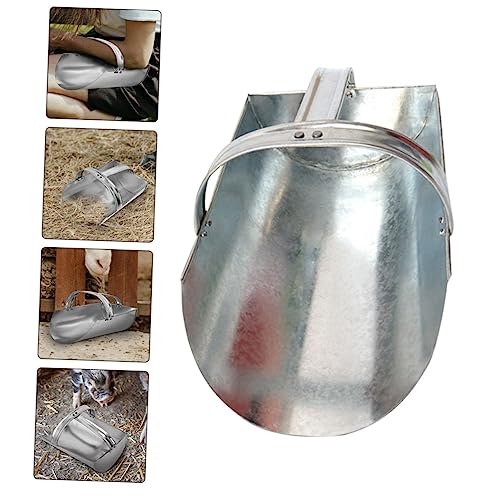 1pc Iron Shovel for Farm Supply Capacity Feeding Scoop for Poultry and Livestock Portable and Easy to Clean Farm Tool