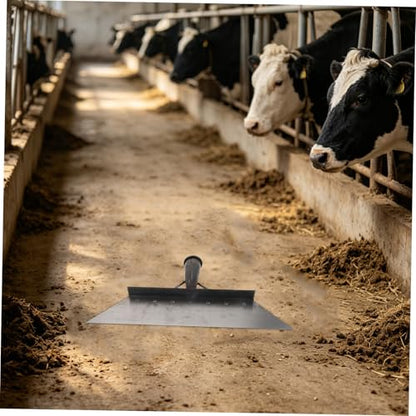 Artibetter Manganese Steel Farm Scraper Shovel for Livestock Manure Cleaning 38cm Heavy Duty Flat Metal Shovel Suitable for Barn and Pasture Maintenance