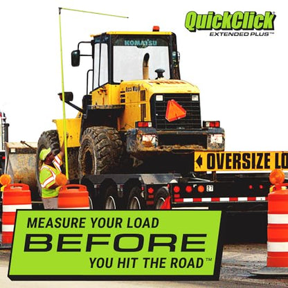 QuickClick Extended Plus™ Load Height Measuring Stick – Measures Up to 20 Feet – Measure Your Load Before You Hit The Road™ - size: Extended Plus - Measures Up To 20'