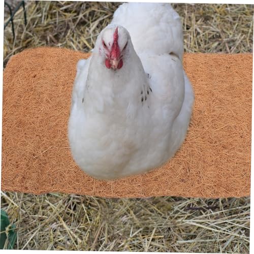Sosoport 4pcs Washable Nesting Pads for Chicken Coop Soft Coconut Nest Box Liners Cozy Chicken Laying Pads Versatile and Practical Bedding for Poultry Setup