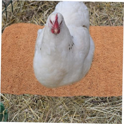 Sosoport 4pcs Washable Nesting Pads for Chicken Coop Soft Coconut Nest Box Liners Cozy Chicken Laying Pads Versatile and Practical Bedding for Poultry Setup