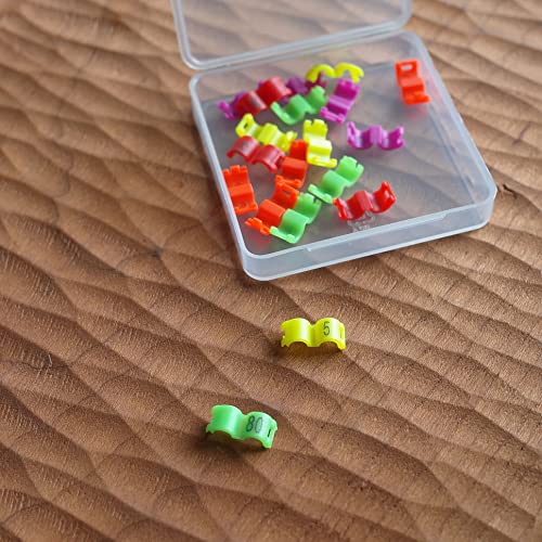 FOIBURELY 20 pcs Bird Leg Clip Ring 3mm for Canary Gouldian Zebra Finch Society Bird Clip Foot Ring (Diameter 3mm)