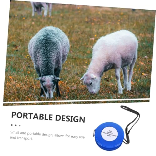 Animal Measuring Tape 2.5m for Cattle and Pigs Multipurpose Body and Weight Tape Measure for Livestock for Farm Use Style