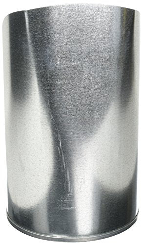 FARM-TUFF Galvanized Livestock Feed Scoop, 4qt Capacity - Metal Grain & Seed Scoop with Enclosed Easy-Grip Handle, Flat Base & Rust-Resistant Design for Poultry, Birds & Small Animals