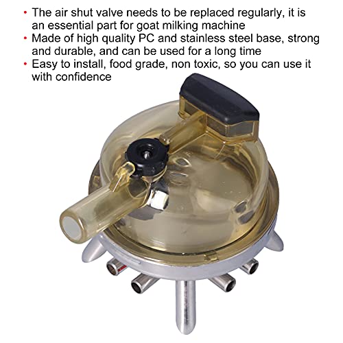 Milking Claw, 400CC Milk Collector, Strong and Sturdy, Safe, Stainless Steel Milk Claw with Straight Buckle for Farms, Medium Sized Centralized Milking Stations